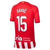 Conjunto (Camiseta+Pantalón Corto) Atlético Madrid Savic 15 Primera Equipación 23-24 - Niño